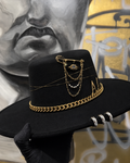 Sombrero Cordobés Gamuza Negro.